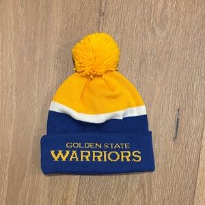Warriors Pom-Pom Beanie
